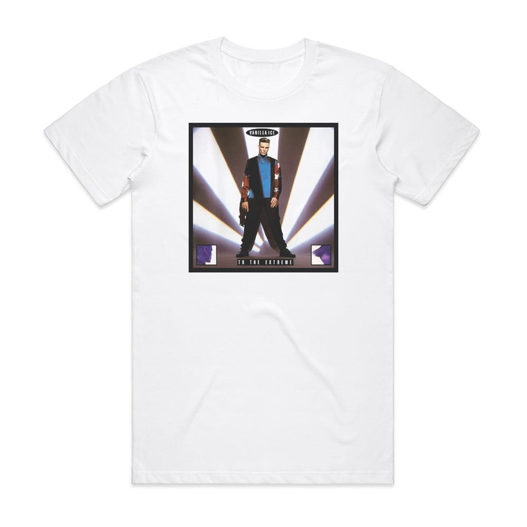 Vanilla Ice To The Extreme Album Cover T-Shirt White