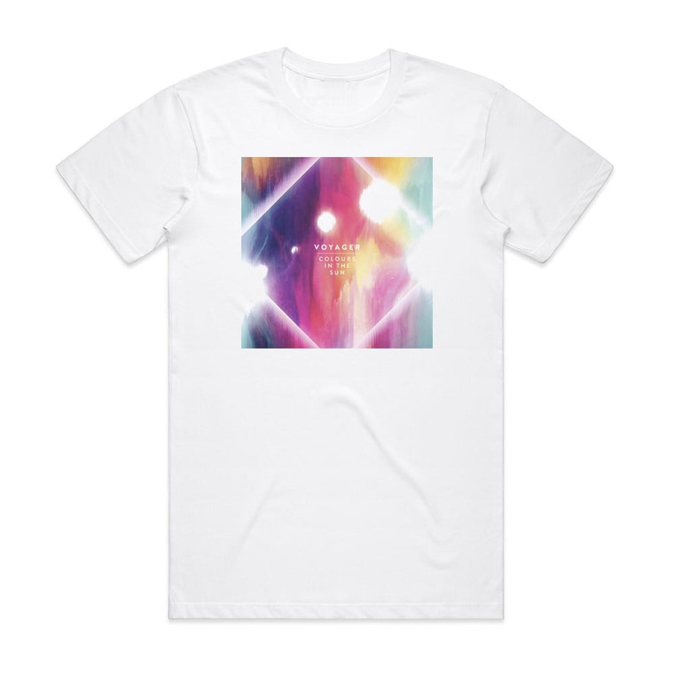 Voyager Colours In The Sun Album Cover T-Shirt White