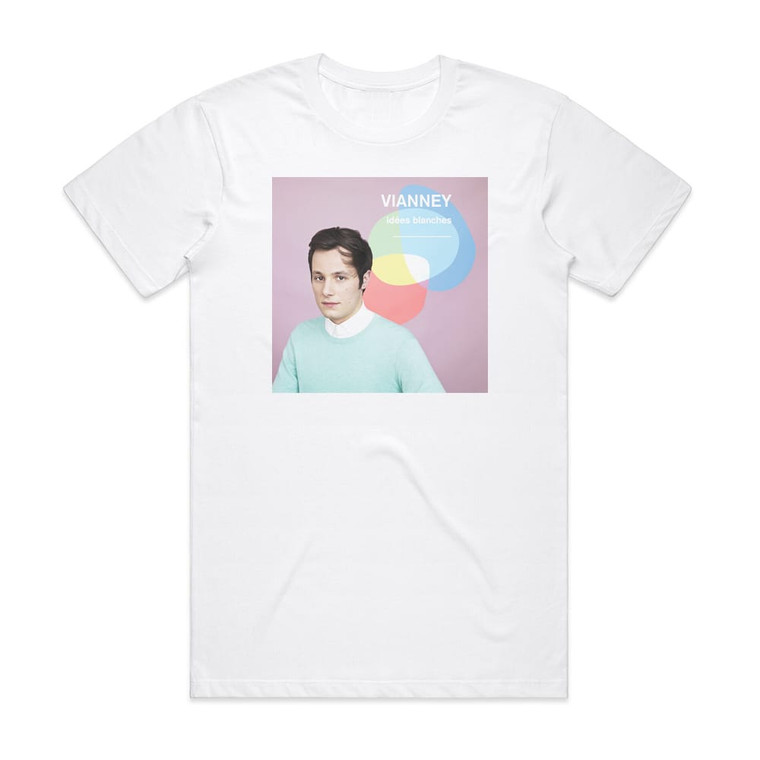 Vianney Ides Blanches Album Cover T-Shirt White