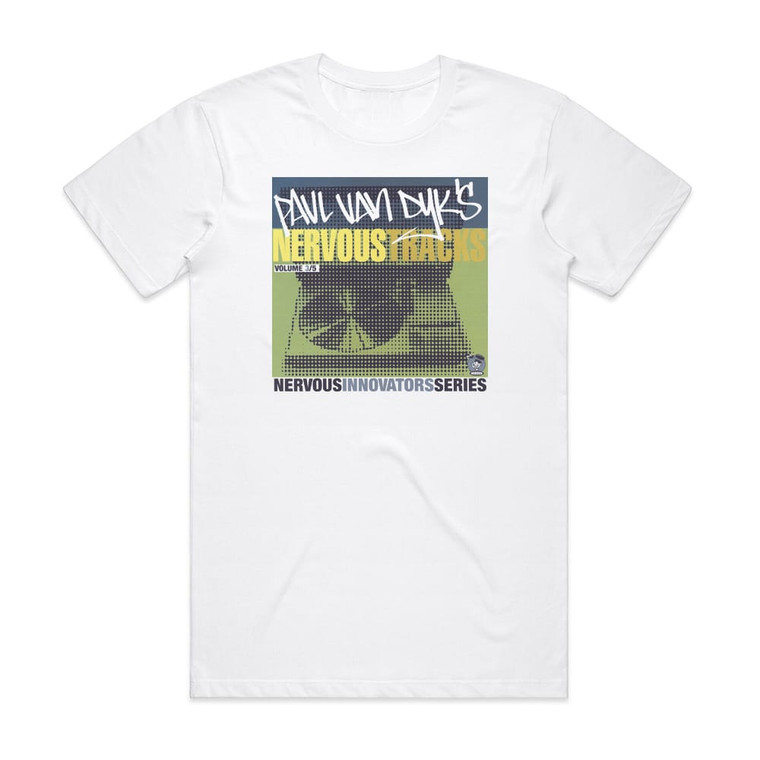 Various Artists Nervous Innovators Series Volume 3 Paul Van Dyks Nervous Tra Album Cover T-Shirt White