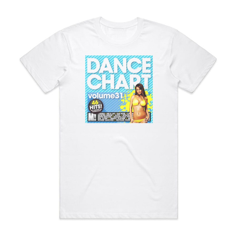 Various Artists Dance Chart Volume 31 Album Cover T-Shirt White