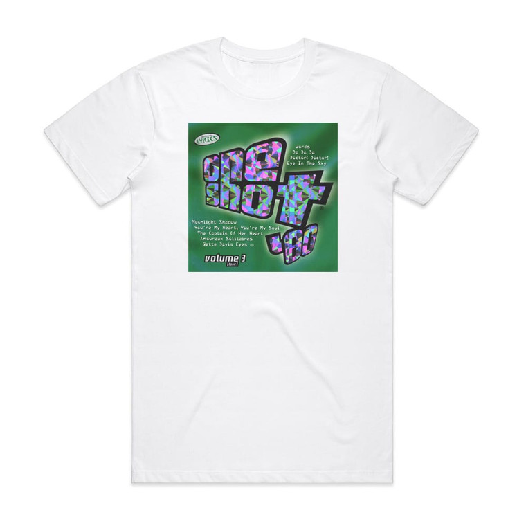 Various Artists One Shot 80 Volume 3 Love Album Cover T-Shirt White