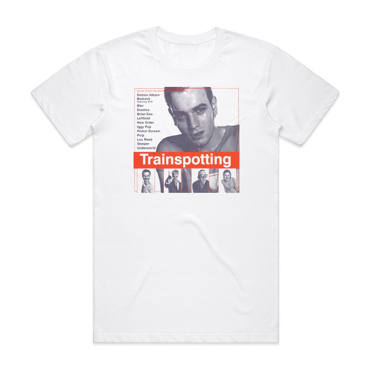 Various Artists Trainspotting Album Cover T-Shirt White