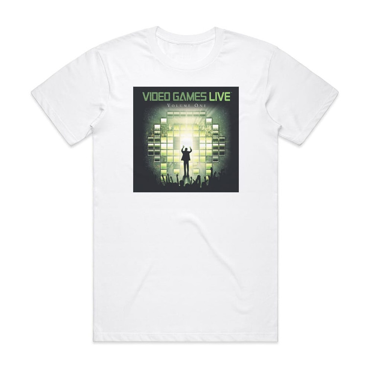 Various Artists Video Games Live Volume One Album Cover T-Shirt White