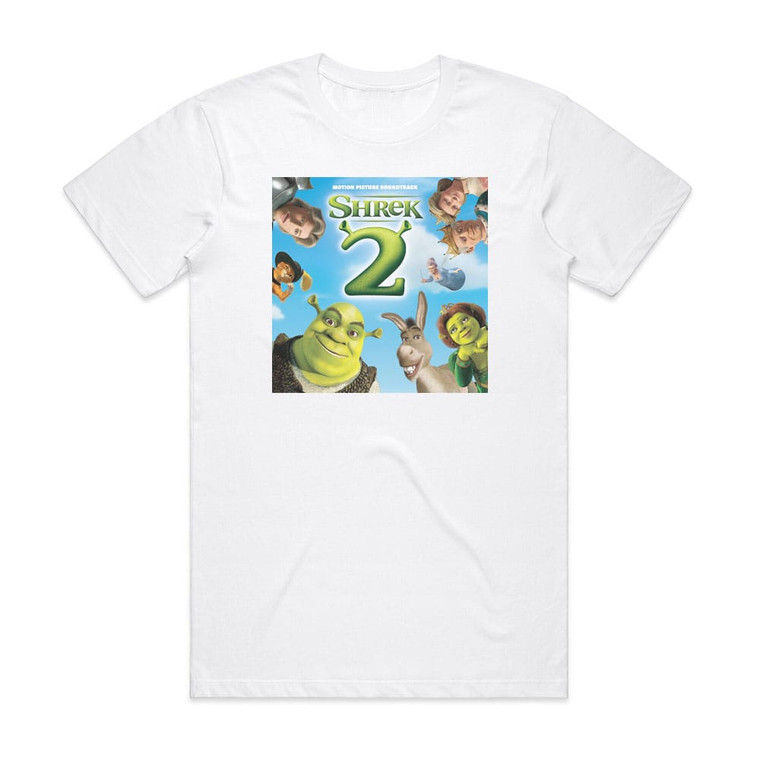 Various Artists Shrek 2 Album Cover T-Shirt White