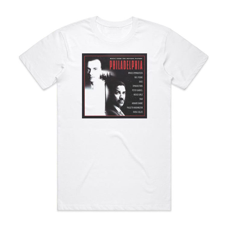 Various Artists Philadelphia Album Cover T-Shirt White