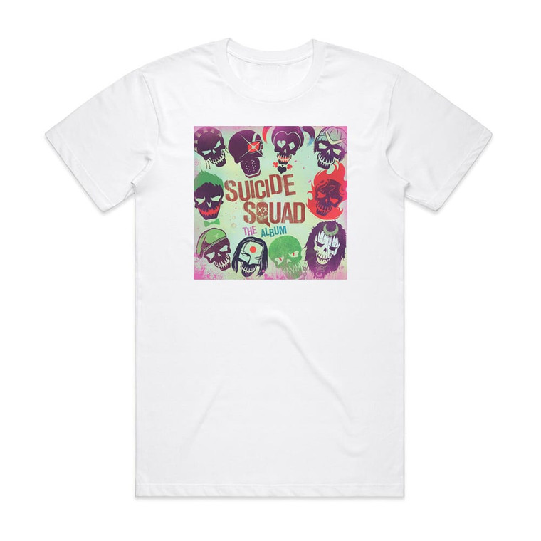 Various Artists Suicide Squad The Album Album Cover T-Shirt White