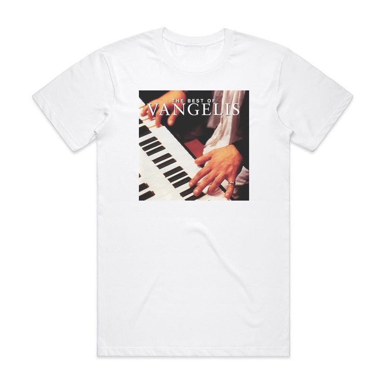 Vangelis The Best Of Vangelis Album Cover T-Shirt White