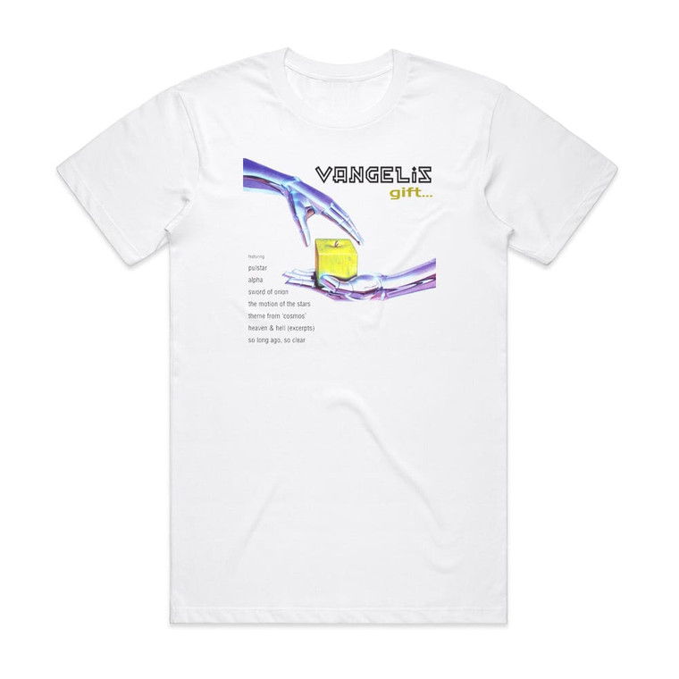 Vangelis Gift Album Cover T-Shirt White