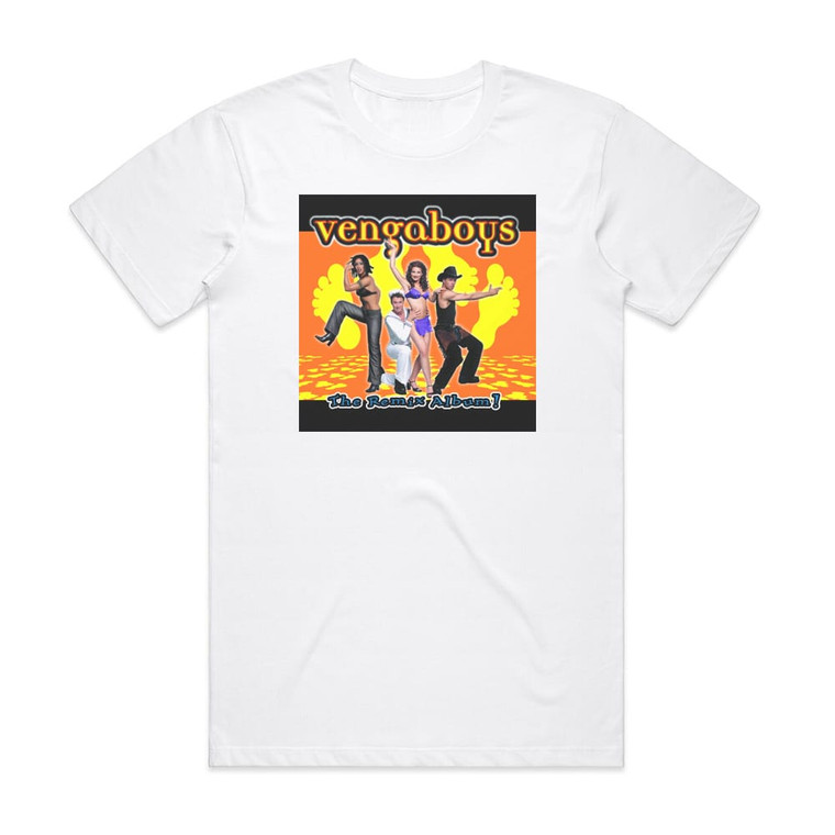 Vengaboys The Party Album Album Cover T-Shirt White Vengaboys The Party Album Album Cover T-Shirt White