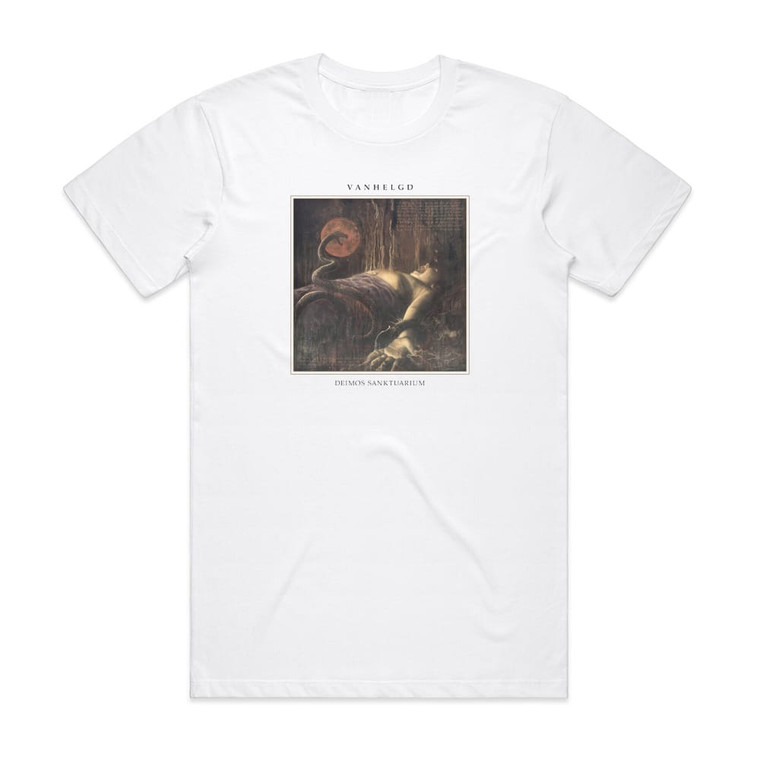 Vanhelgd Deimos Sanktuarium Album Cover T-Shirt White