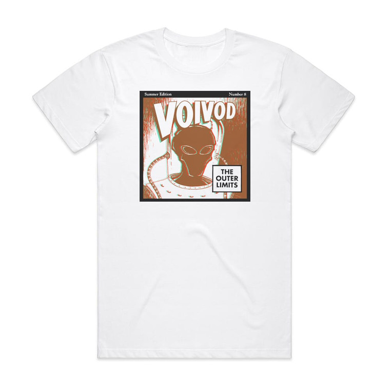 Voivod The Outer Limits Album Cover T-Shirt White