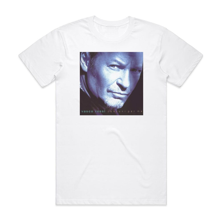 Vasco Rossi Canzoni Per Me 1 Album Cover T-Shirt White