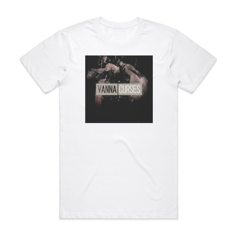 Vanna Curses Album Cover T-Shirt White Vanna Curses Album Cover T-Shirt White