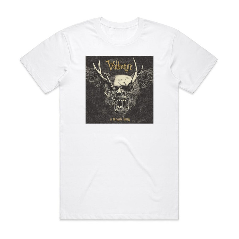 Vallenfyre A Fragile King Album Cover T-Shirt White