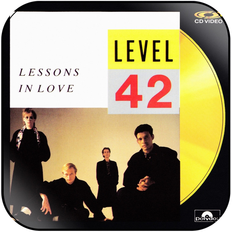 Level 42 Lessons In Love Album Cover Sticker