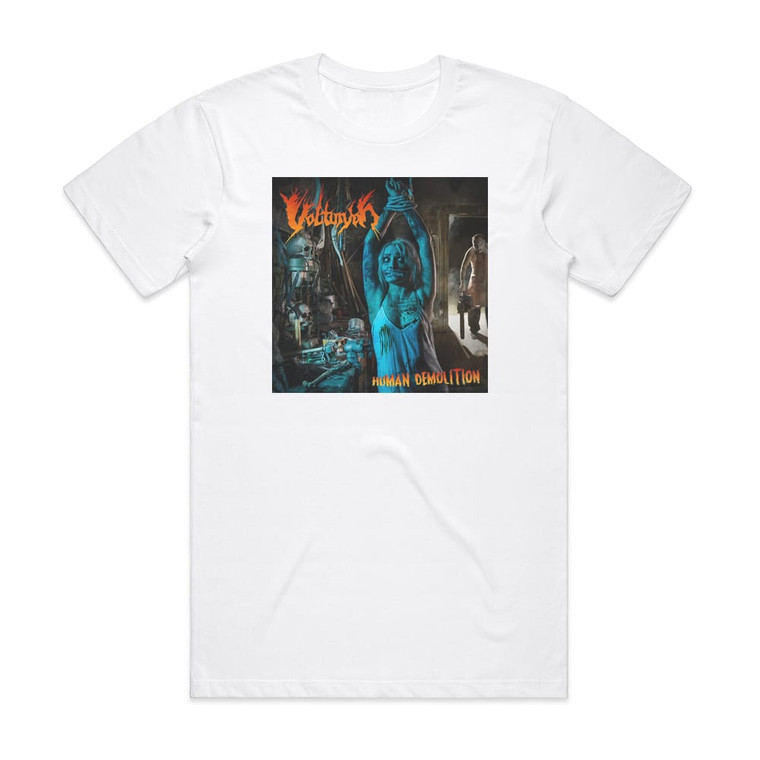 Volturyon Human Demolition Album Cover T-Shirt White