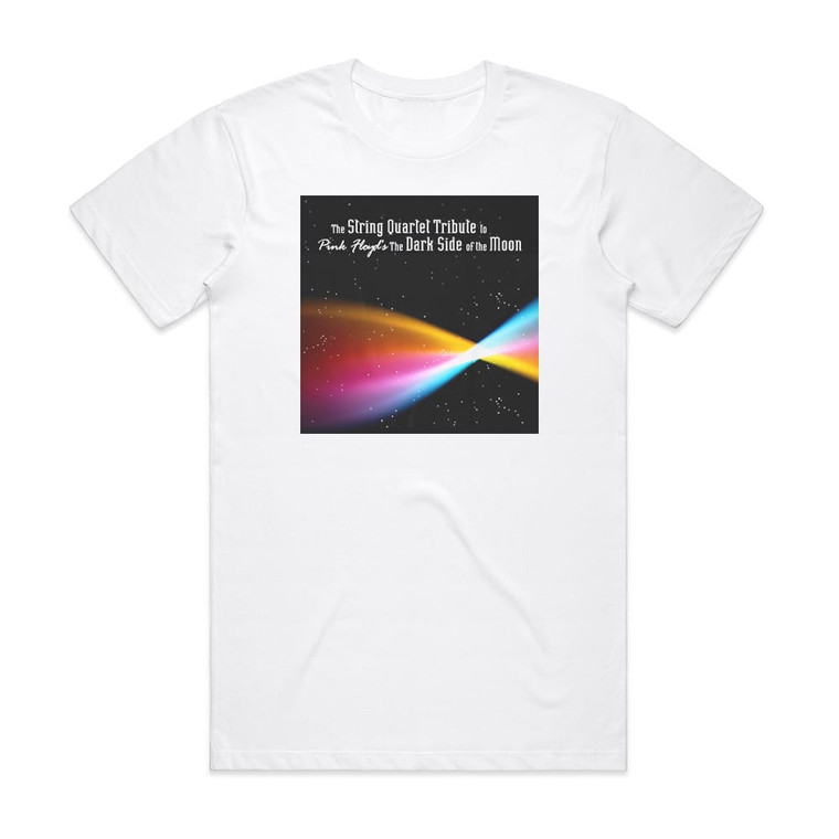 Vitamin String Quartet The String Quartet Tribute To Pink Floyds The Dark Side Of T Album Cover T-Shirt White