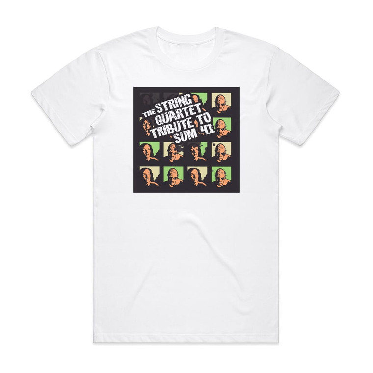 Vitamin String Quartet The String Quartet Tribute To Sum 41 Album Cover T-Shirt White