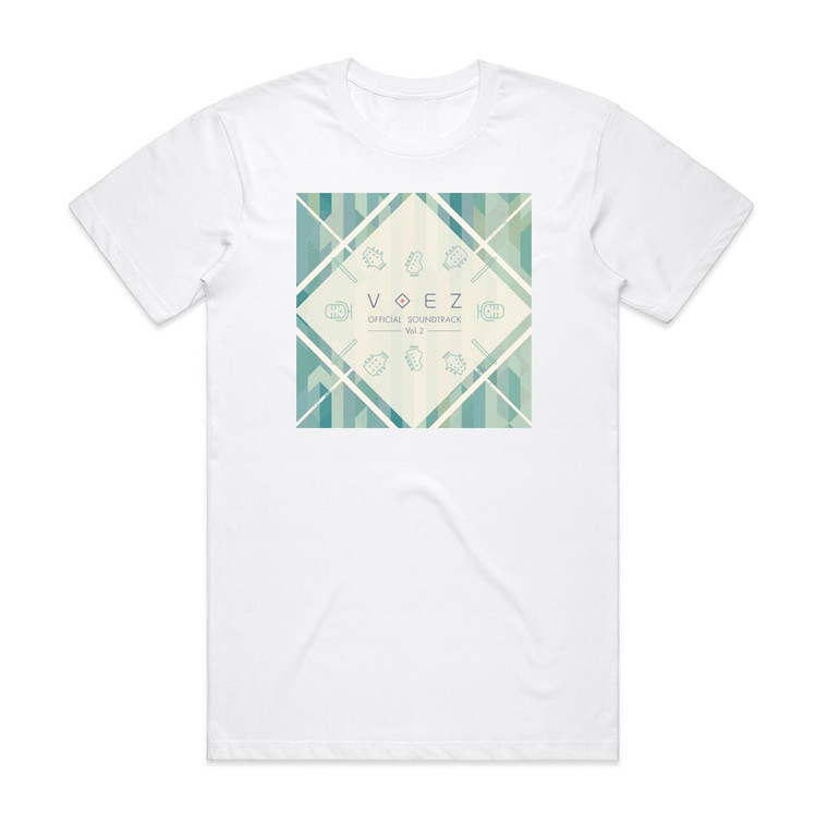 Voez Voez Original Soundtrack Vol2 Album Cover T-Shirt White Voez Voez Original Soundtrack Vol2 Album Cover T-Shirt White
