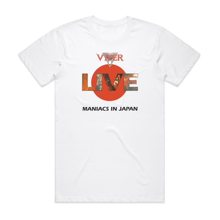 Viper Maniacs In Japan Album Cover T-Shirt White