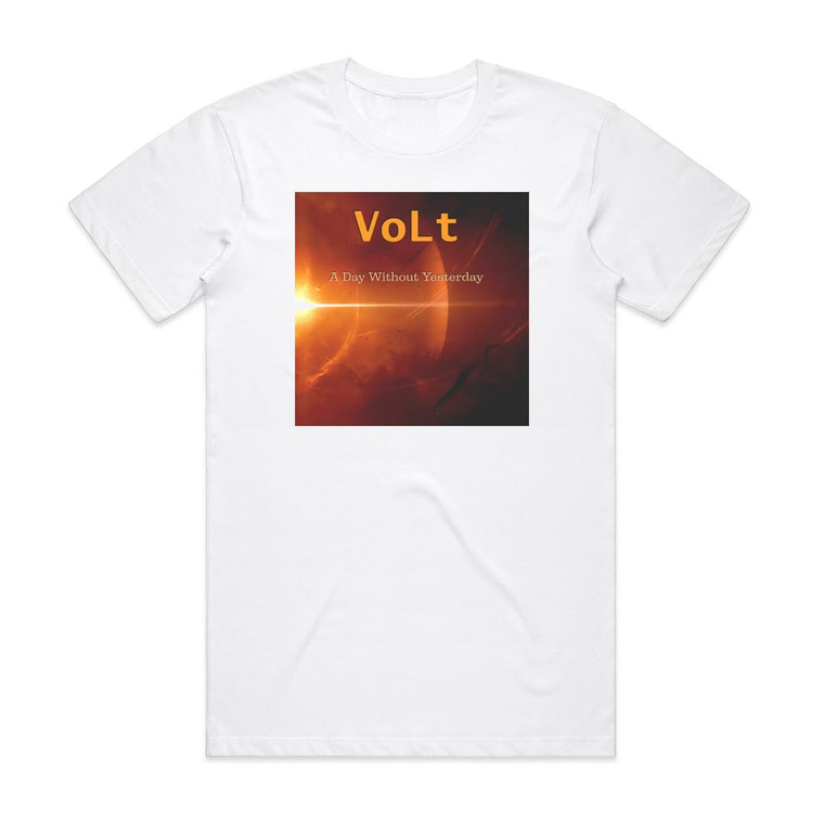 Volt A Day Without Yesterday Album Cover T-Shirt White