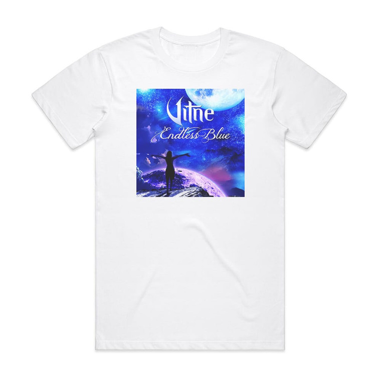Vitne Endless Blue Album Cover T-Shirt White