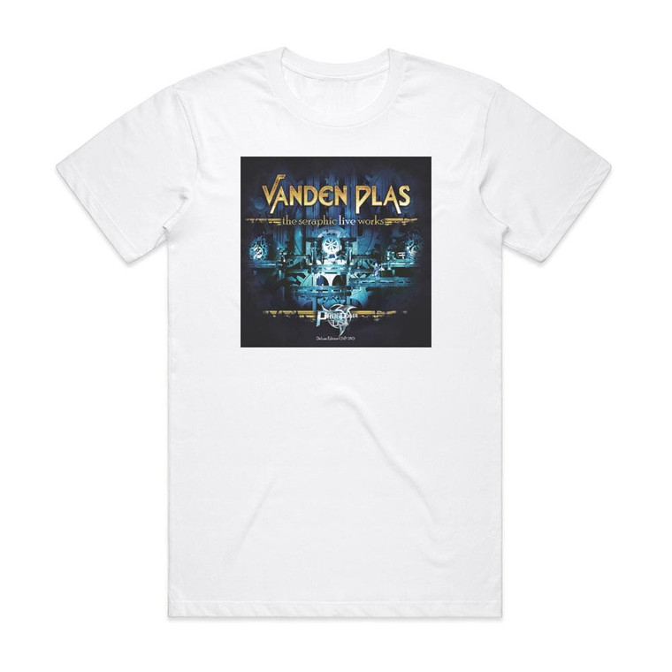 Vanden Plas The Seraphic Live Works Album Cover T-Shirt White Vanden Plas The Seraphic Live Works Album Cover T-Shirt White