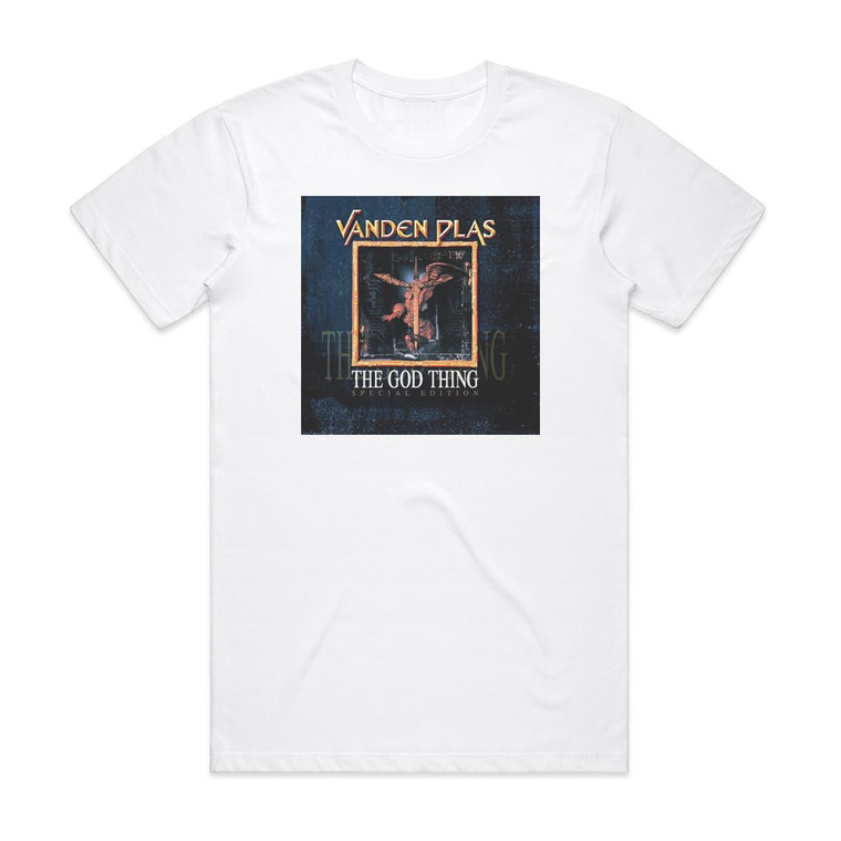 Vanden Plas The God Thing Album Cover T-Shirt White Vanden Plas The God Thing Album Cover T-Shirt White