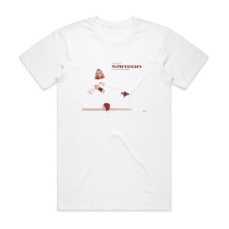 Veronique Sanson Longue Distance Album Cover T-Shirt White