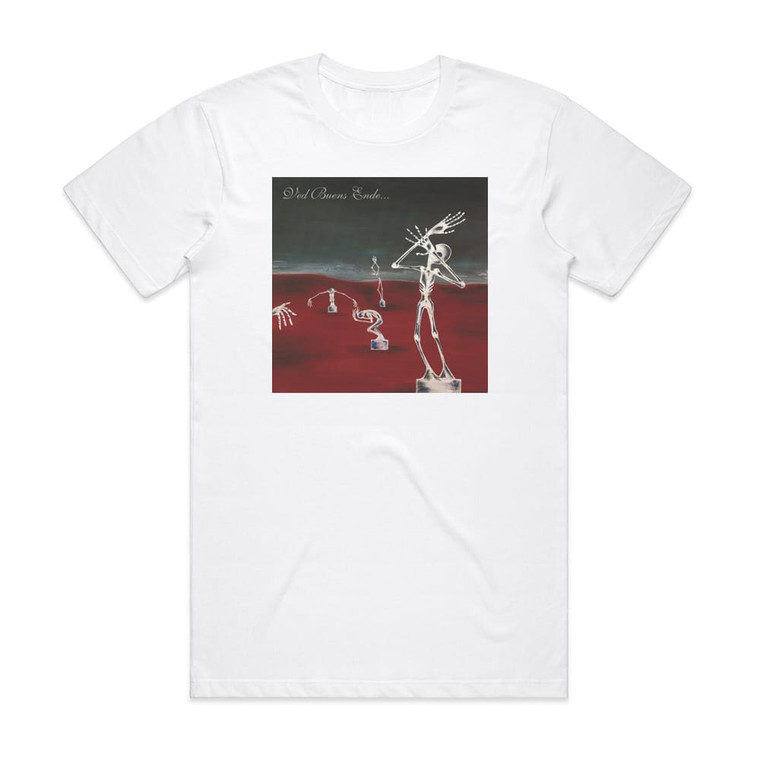Ved Buens Ende Written In Waters Album Cover T-Shirt White Ved Buens Ende Written In Waters Album Cover T-Shirt White