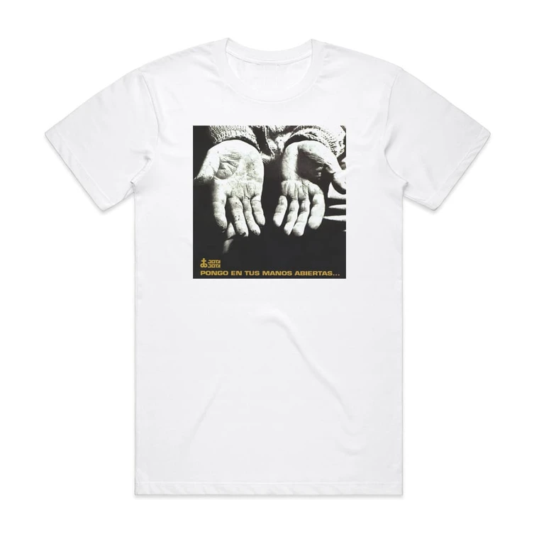Victor Jara Pongo En Tus Manos Abiertas Album Cover T-Shirt White