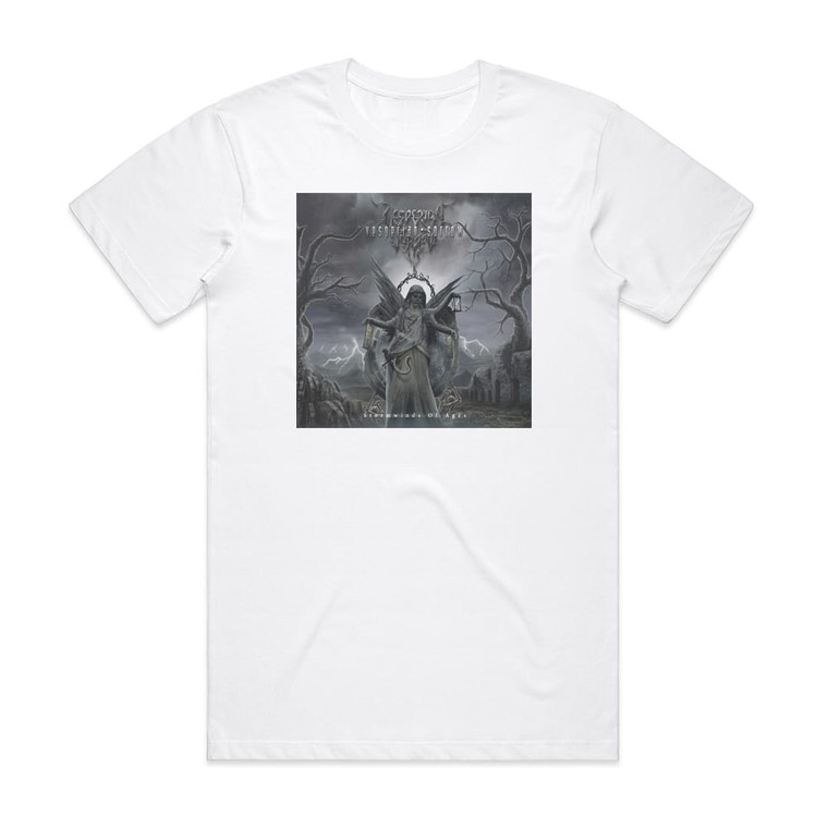 Vesperian Sorrow Stormwinds Of Ages Album Cover T-Shirt White