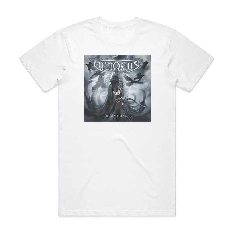 Victorius Dreamchaser Album Cover T-Shirt White