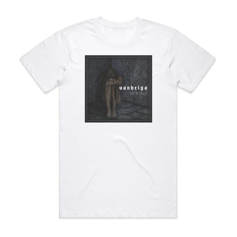 Vanhelga Ode Elegy Album Cover T-Shirt White