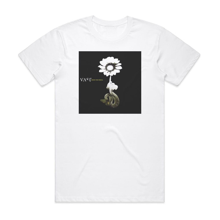 VAST Music For People Album Cover T-Shirt White