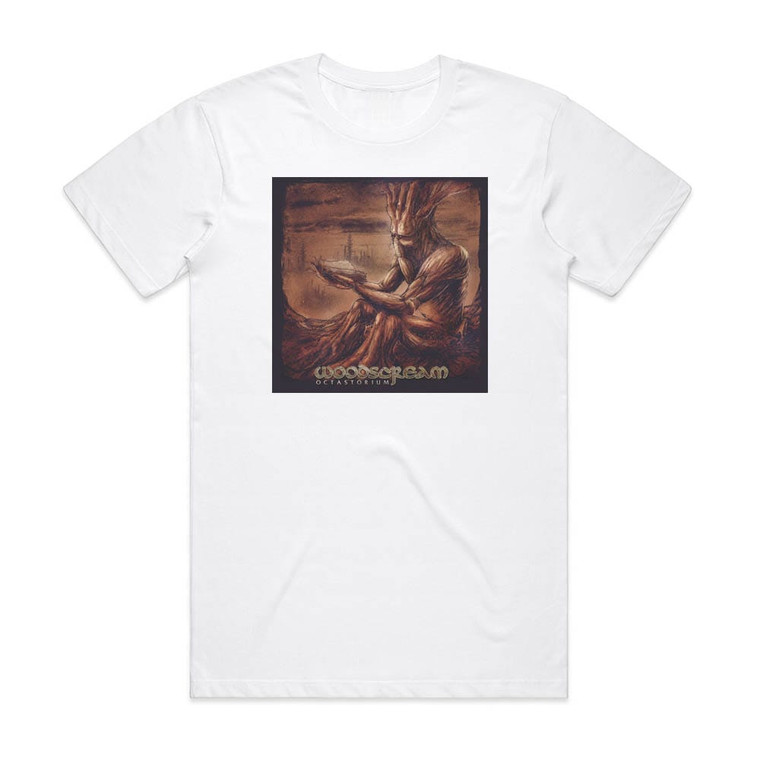 Woodscream Octastorium Album Cover T-Shirt White