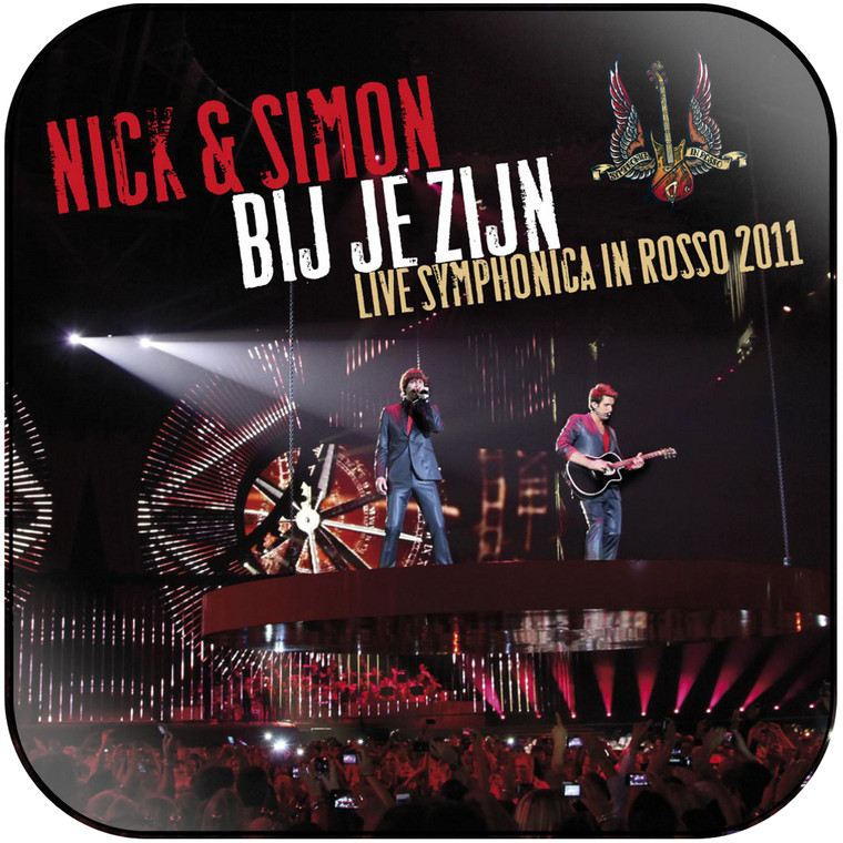 Nick and Simon Symphonica In Rosso Album Cover Sticker