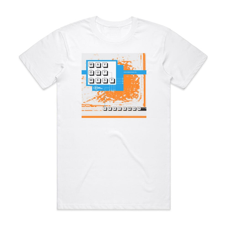 Way Out West Spaceman Album Cover T-Shirt White