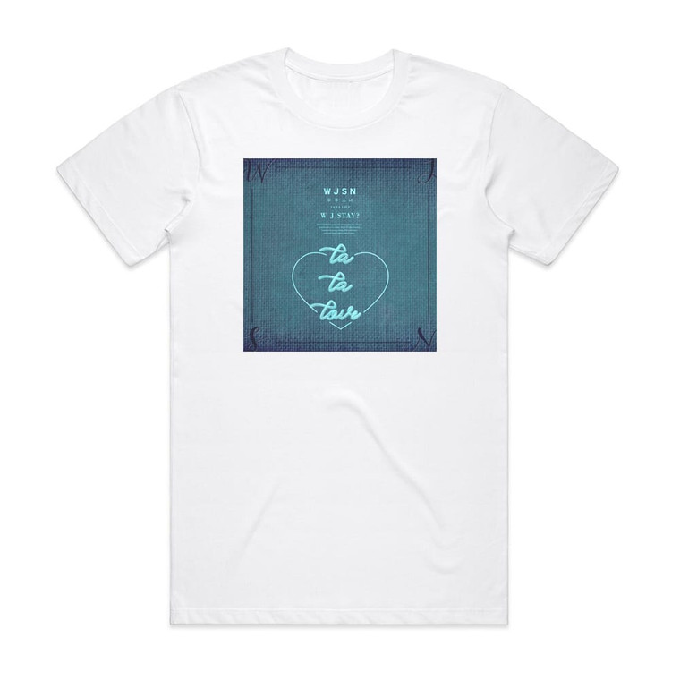 WJSN Wj Stay Album Cover T-Shirt White