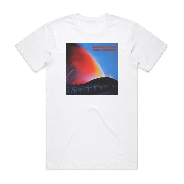 Weather Report Night Passage Album Cover T-Shirt White