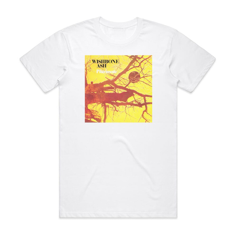 Wishbone Ash Pilgrimage 1 Album Cover T-Shirt White