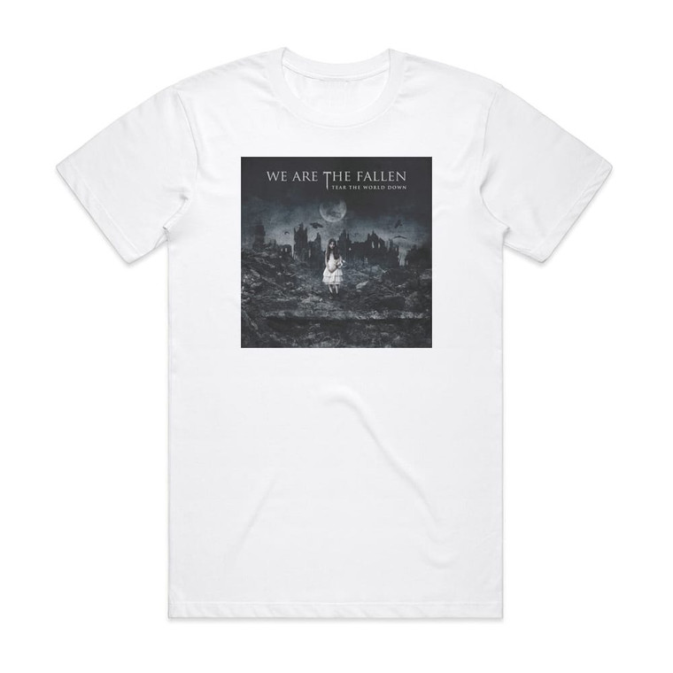 We Are the Fallen Tear The World Down Album Cover T-Shirt White