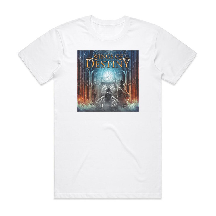 Wings of Destiny Time Album Cover T-Shirt White