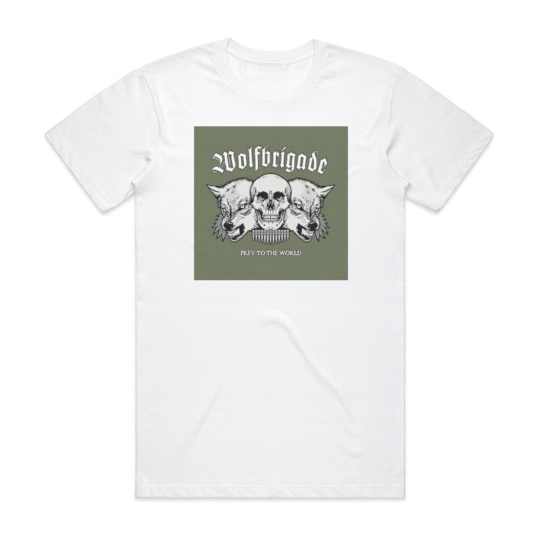 Wolfbrigade Prey To The World Album Cover T-Shirt White