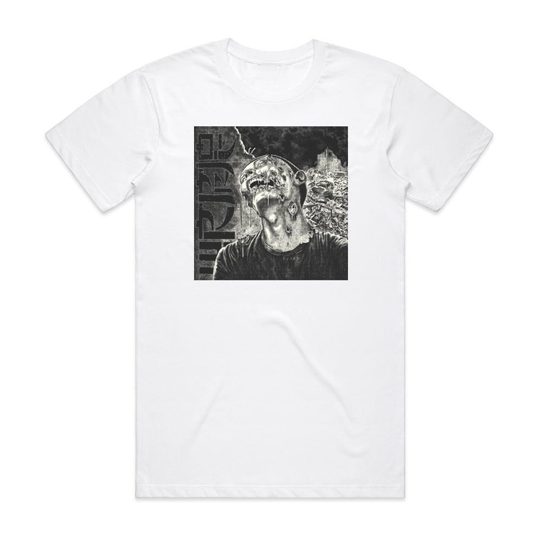 Wormrot Dirge Album Cover T-Shirt White