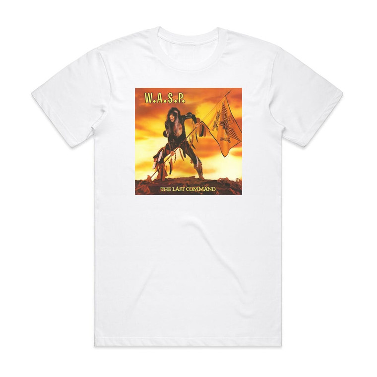 WASP Albumcover The Last Command 600A08Ff506C1 Album Cover T-Shirt White