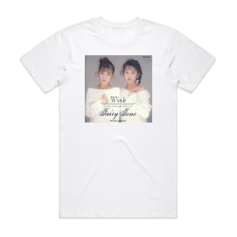 Wink Fairy Tone Album Cover T-Shirt White