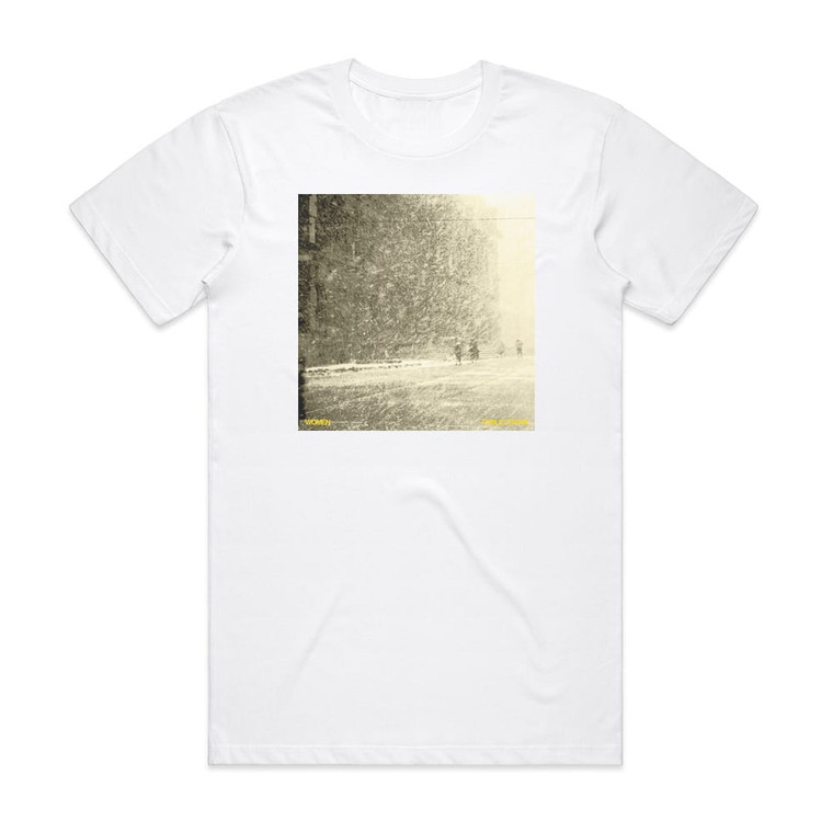 Women Public Strain Album Cover T-Shirt White