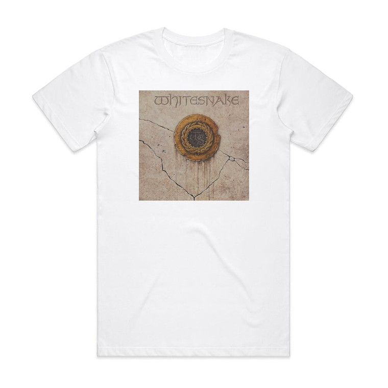 Whitesnake Whitesnake 1 Album Cover T-Shirt White